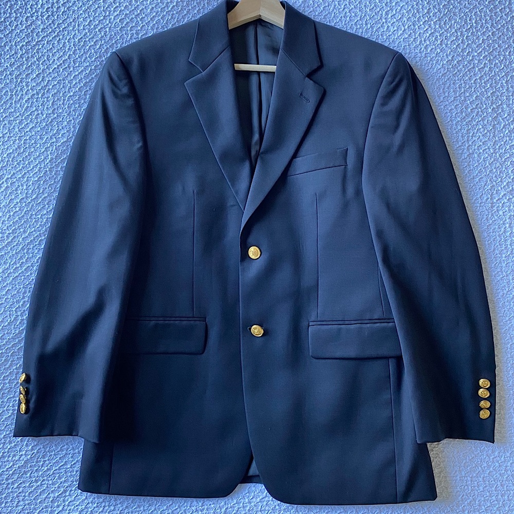 37S Ralph Lauren Navy Blazer